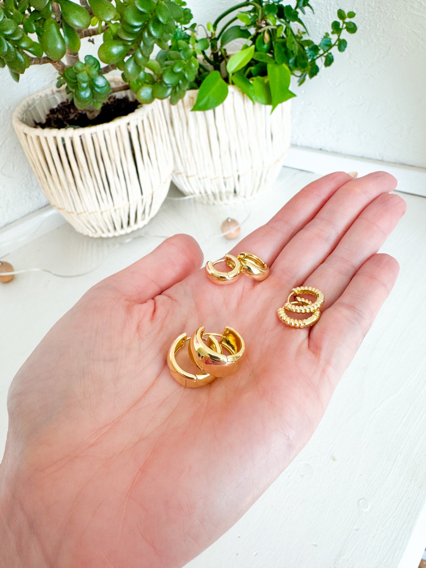 Triple Threat Gold Huggies