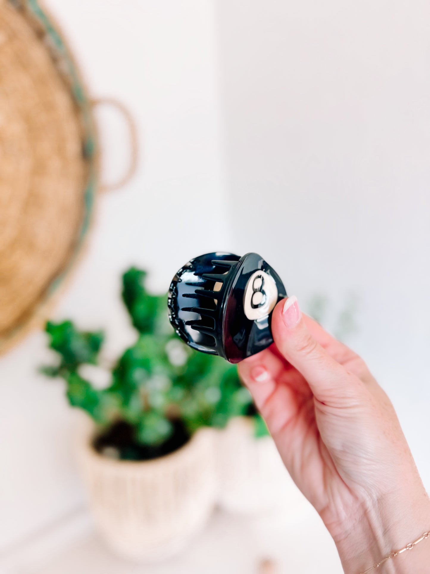 Eight Ball 🎱 Hair Clip