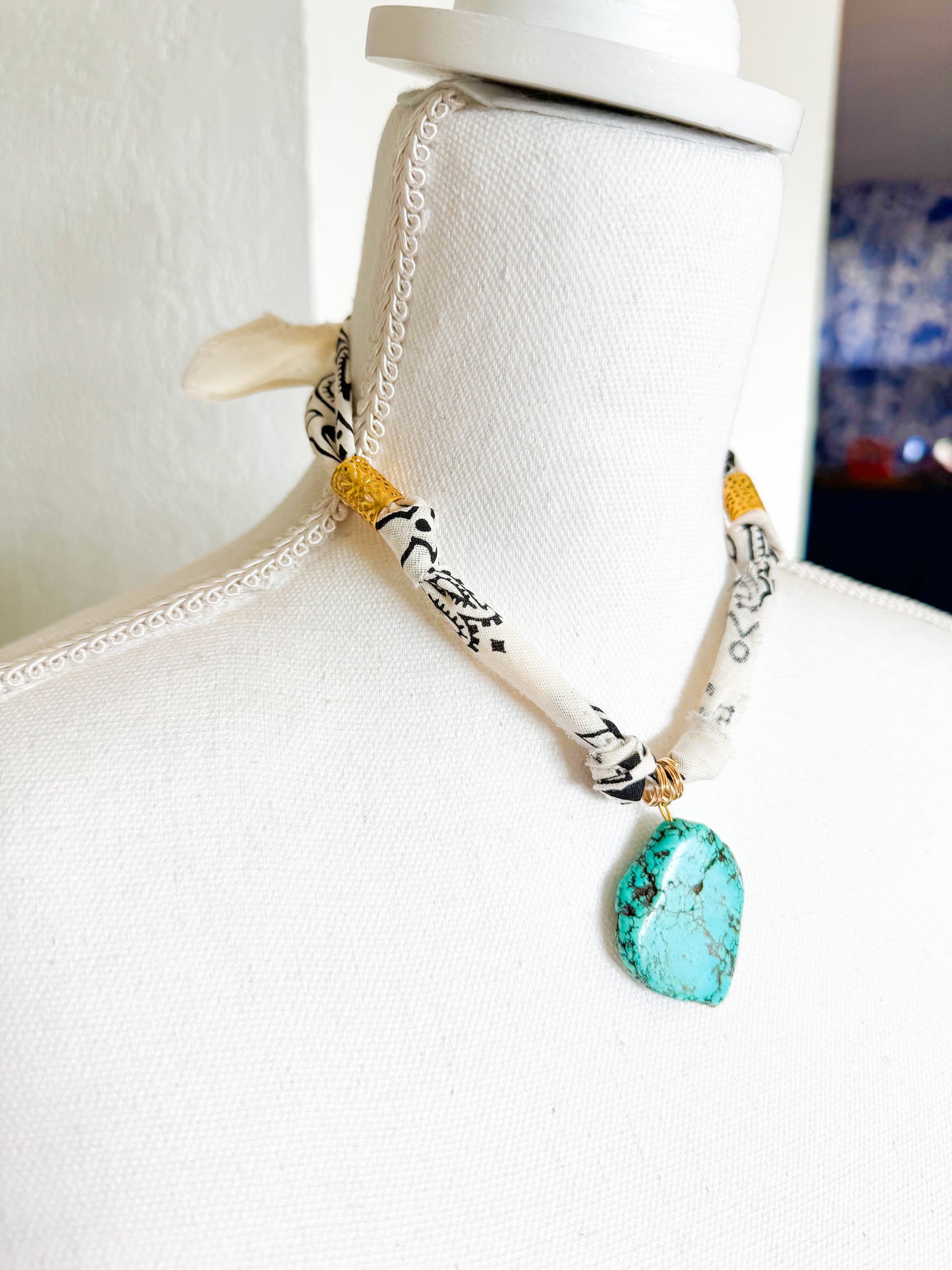 Accidental Western Girl Bandana Necklace