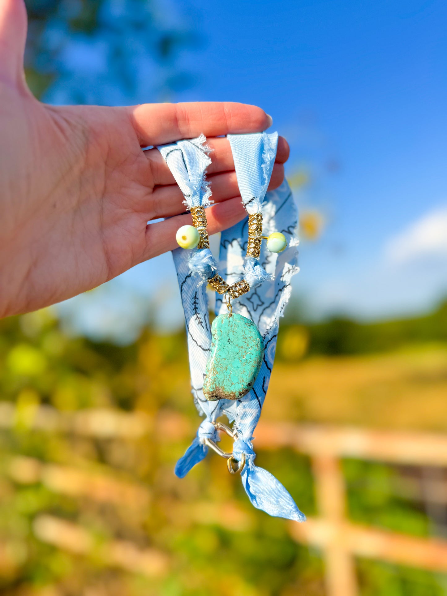 Sunday Mornin’ Bandana Necklace