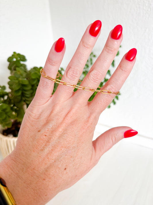 Paper Clip Chain Bracelet