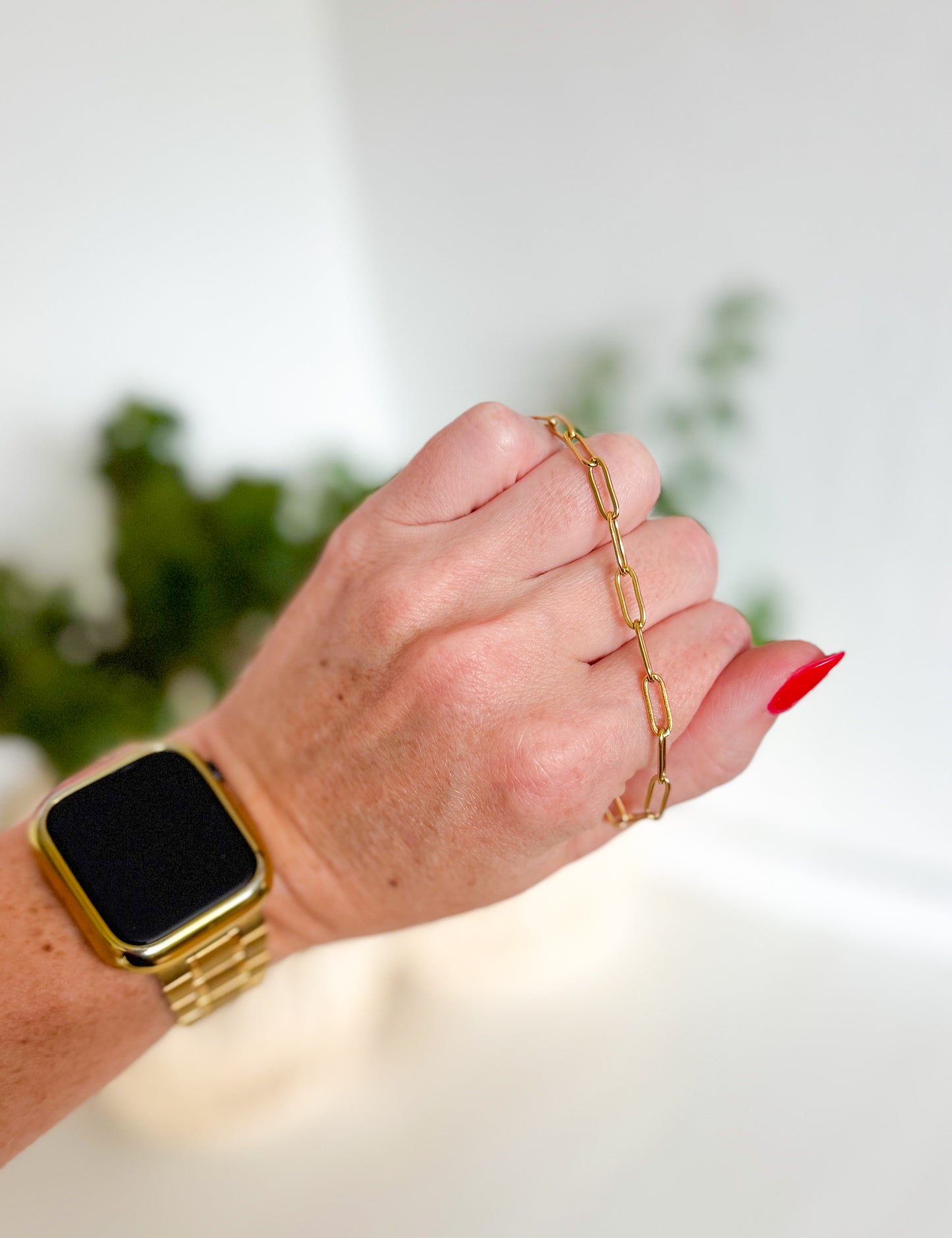 Paper Clip Chain Bracelet