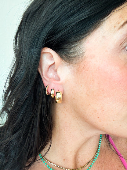 Triple Threat Gold Huggies